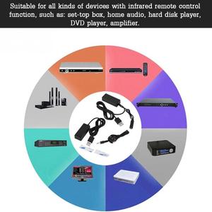Không dây IR Điều Khiển Từ Xa Transmitter Nhận Mở Rộng 250 M IR Qua tường 20 Khz đến 60 Khz cho <span class=keywords><strong>IPTV</strong></span> PC DVD <span class=keywords><strong>Sky</strong></span> TV <span class=keywords><strong>Box</strong></span> 2018 New - Product Image 3