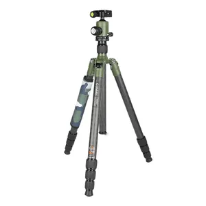 professional heavy duty carbon fiber camera tripod stand