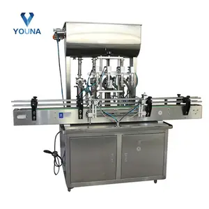 bottle jar automatic cosmetic cream filling machine with PLC control