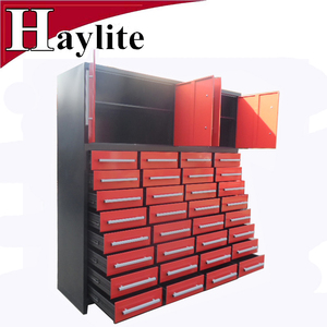 Armoire de rangement en métal Boîte à outils Coffre établi avec support d'étagère - Product Image 4