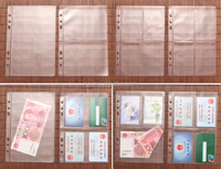Classeur Poches A4 A5 A6 A7 Taille Reliure À Glissière Dossiers pour 6 Anneaux Cahier Reliure Imperméable PVC Pochette de Dépôt De Documents Sacs