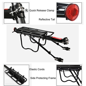 ROCKBROS — <span class=keywords><strong>porte</strong></span>-<span class=keywords><strong>bagage</strong></span> pour <span class=keywords><strong>vélo</strong></span> en aluminium, support de cargaison pour bicyclette, à dégagement rapide, bicyclette - Product Image 4