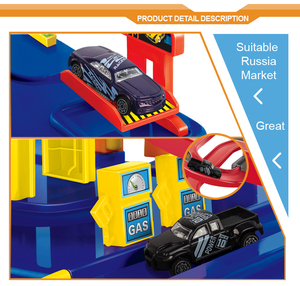 Set Giocattolo Fai-da-Te per Bambini: <span class=keywords><strong>Super</strong></span> <span class=keywords><strong>Garage</strong></span> con Parcheggio - Product Image 3
