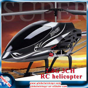 2015 2.4G 3CH negro grande rc transmisor inalámbrico helicóptero avión no tripulado y receptor gw-tyd-613 - Product Image 1