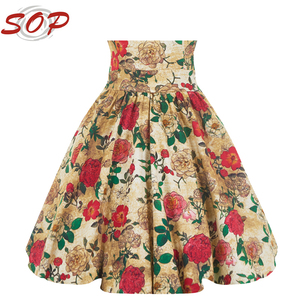 Abito da <span class=keywords><strong>donna</strong></span> autentico in stile vintage, modello Antique Rose Tea - Product Image 4