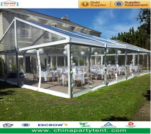 Romantic Transparent Wedding Marquee <strong>clear</strong> Tent with Tables and <strong>Chairs</strong> 200 People - Product Image 6