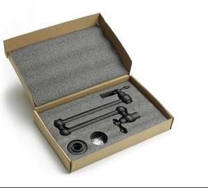 Double Poignée Pliant Extensible Double Articulation Bras Oscillant Mural robinet Remplisseur de Marmite Robinet robinet de <span class=keywords><strong>cuisine</strong></span> - Product Image 5