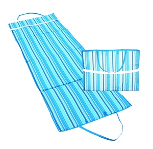 ขายส่งที่มีสีสันแบบพกพาพับเก็บได้กลางแจ้งธรรมชาติราคาถูกพับ Sleeping Straw Beach <span class=keywords><strong>Buddy</strong></span> พร้อมกระเป๋า - Product Image 6