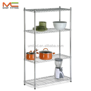 רשת סופרמרקט חוט מדפי רשת אחסון בית מדפים - Product Image 5