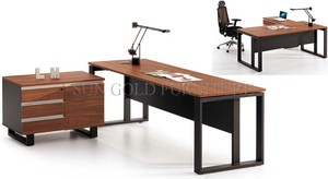 2016 Nuevo diseño de escritorio de oficina CEO de melamina muebles de oficina de madera (SZ-OD306) - Product Image 3