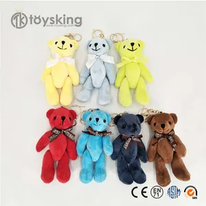 Mini Cute Teddy Bear Keychain for Customizing Colourful with Cost effective Price for Wholesale