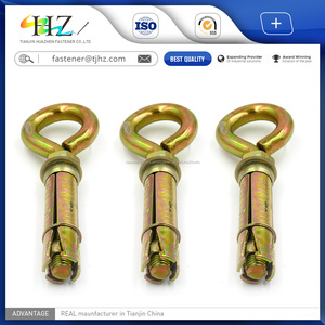 2017 nueva Znic Plateado Todo el Tamaño De Acero Al Carbono Pernos de Ojo de Tornillo - Product Image 6