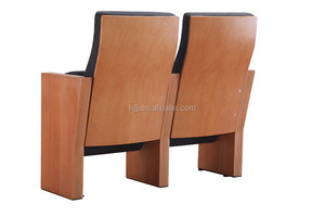 Banco de auditorio Asientos Europa Asiento de Teatro de madera Silla de auditorio de madera Venta directa de fábrica Asientos de auditorio de teatro - Product Image 3