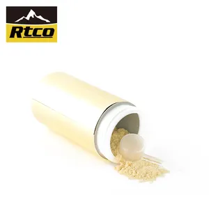 RTCO ขวดพลาสติก HPDE โครเมี่ยม,บรรจุภัณฑ์ Superfood โหลเสริม