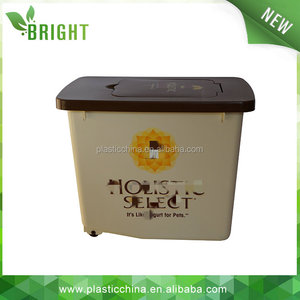 H509 15 KG 30 litros PP material <span class=keywords><strong>de</strong></span> almacenamiento Para <span class=keywords><strong>Mascotas</strong></span> <span class=keywords><strong>de</strong></span> plástico apilables recipientes <span class=keywords><strong>de</strong></span> alimentos con tapas - Product Image 2