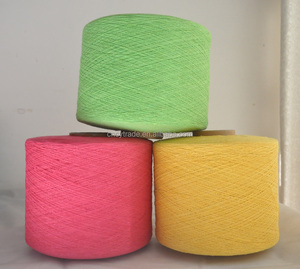 Tốt Nhất Bán Giá Rẻ Giá Tái Chế Mở Cuối 40% Bông 60% Polyester Ne16 Pha Trộn Đan Dệt Huỳnh Quang Nhuộm Lông Cừu Sợi 40S - Product Image 3