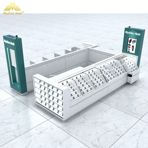 Shopping mall cell phone accessories kiosks for mobile phone store design
