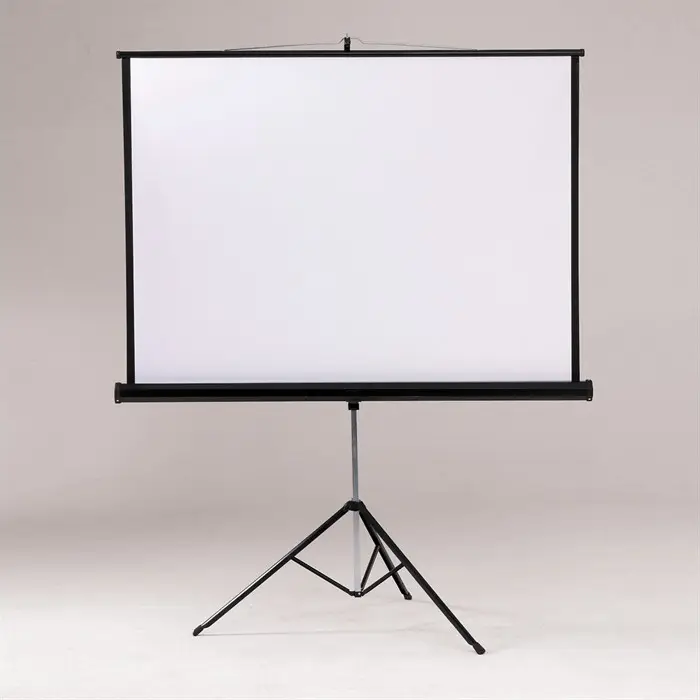 72 inch 4:3 tripod stand screen for projector mobile tripod projection screen