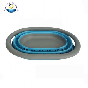 Giá Rẻ Giá Nhựa Stackable Lưu Trữ Giỏ Gấp Giặt <span class=keywords><strong>Hamper</strong></span> Với Nắp Cho Nhà Và Quần Áo Tổ Chức - Product Image 3