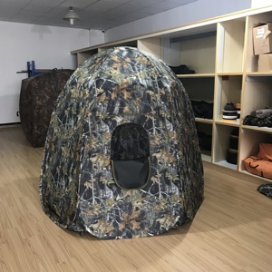 Zeshoekige Jachttent Draagbaar Jachtblind Pop-Up Grondblind 3-4 Personen Camo Weerbestendig - Product Image 5