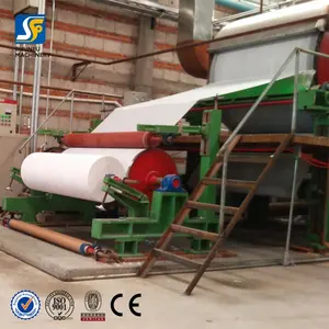 Kleine Schaal Afval Papier Recycling Plant Toiletpapier Productie Machine Voor Verkoop