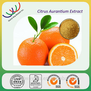 Chine FDA casher HACCP usine gros citrus aurantium, Synephrine pour citrus aurantium extrait poudre - Product Image 1