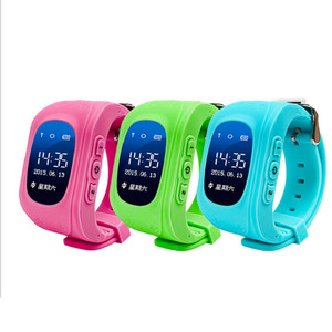 2017 Android IOS Bluetooth perdida anti SOS Tracker niños smartwatch Q50 Q60 Q100 Q90 GPS reloj teléfono inteligente - Product Image 6