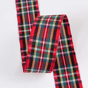 Imballaggio regalo decorazione a quadretti nastro, commercio all'ingrosso Multi colori Plaid Tartan inghilterra Check nastro