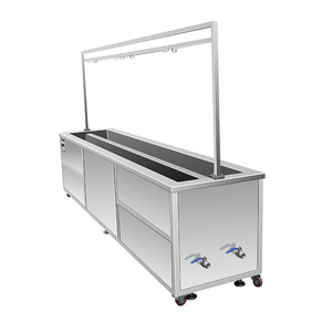 Kirli pencere kör perde için 3 metre temizleme tankı ultrasonik temizleyici 300L çift tank ultrasonik temizleme makinesi - Product Image 1
