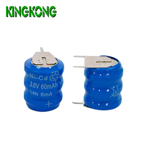 3.<span class=keywords><strong>6V</strong></span> 60mah、はんだピンNi-Cdパック充電式ボタンセル付き - Product Image 1