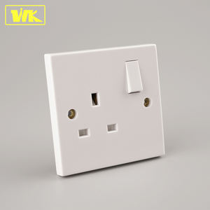 WK Square Edge UK 1 Gang 13A เต้ารับไฟฟ้าแบบเสียบผนัง - Product Image 1