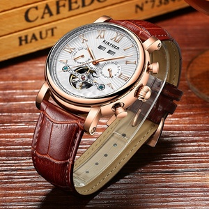 KINYUED <span class=keywords><strong>Automatico</strong></span> Tourbillon Orologi Meccanico <span class=keywords><strong>Automatico</strong></span> Della Cinghia di Cuoio Degli Uomini di Modo <span class=keywords><strong>Orologio</strong></span> Meccanico - Product Image 4