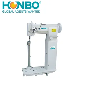 HB-8365 Single Needle Unison Feed High Post handbag shoes wig making leather Sewing Machine