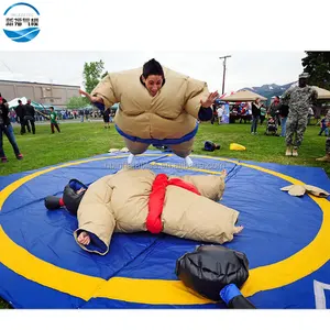 Foam padded sumo wrestling suits for sale New Blessing inflatable sports games for outdoor and playground