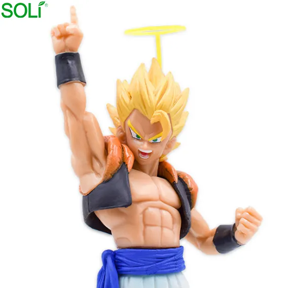 Sangue japonês anime PVC filho goku DBZ Vegeta gogeta Gogeta figura