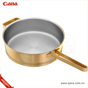 QANA Nhà Máy Bán Buôn OEM Pan Nồi Thép Không Gỉ Cảm Ứng <span class=keywords><strong>Cookware</strong></span> Nấu Ăn Nồi Và Chảo Đồ Dùng Nồi Hấp Nồi Đồng Không Dính - Product Image 5