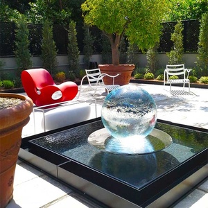 Decorazione in acciaio moderna acqua stagno <span class=keywords><strong>giardino</strong></span> parco palla fontana - Product Image 2