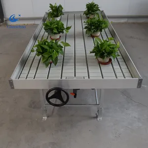 Hydroponic Flood Table Plastic Tray Barley Fodder Growing Machine