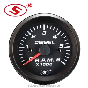 2 pollici Tachimetro Elettrico Gauge Auto Per Diesel Universale Automobile Sul Cruscotto