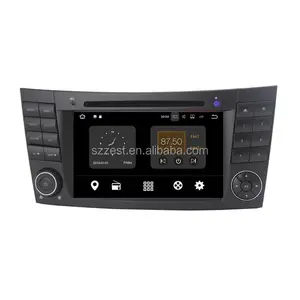 Central multimídia automotivo, android 10, dvd player, gps, áudio estéreo, multimídia para carro, para mercedes w211 #