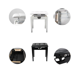Banco de Piano de Madera Maciza de Alta Calidad, Ajustable para Pianistas Profesionales - Product Image 6