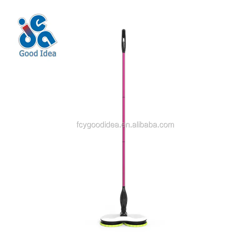 As seen on TV shopping spin euro clean microfiber wireless electric flat mop portable handheld clean mop