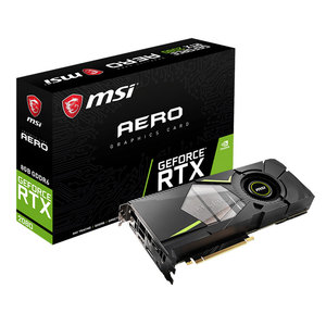Tarjeta gráfica para juegos <span class=keywords><strong>MSI</strong></span> GeForce RTX2080 AERO 8G usada con memoria GDDR6 de 8GB, velocidad de memoria de 14 Gbps GeForce RTX <span class=keywords><strong>2080</strong></span> - Product Image 1