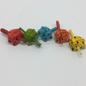 Artisanat en bois fait à la main, instrument de percussion, <span class=keywords><strong>grenouille</strong></span> musicale en bois, <span class=keywords><strong>grenouille</strong></span> grinceuse en bois - Product Image 4