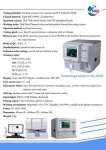 Klinische <span class=keywords><strong>Routine</strong></span> Testen Bloed Analyze CBC-6000 - Product Image 6