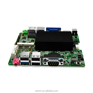 Papan Pc Mini Qotom Q1900G2-P Dual Lan NANO ITX <span class=keywords><strong>Motherboard</strong></span> Industri J1900 Quad Core 2.42GHz <span class=keywords><strong>Motherboard</strong></span> Desktop X86 Tanpa Kipas - Product Image 4