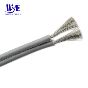 Cable plano paralelo aislado de silicona, Cable de cobre trenzado, tipo SPT, 2x0,75 mm2