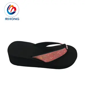 custom large size eva women latest design flip flop chappal