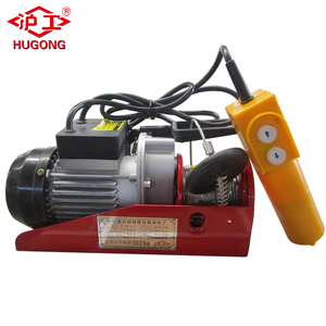 มินิ220โวลต์ยกเครนมอเตอร์ไฟฟ้ารอกรอกเชือกลวดรอกเหล็ก - Product Image 2
