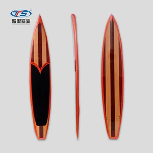 De Madera acabado Epoxi EPS de fibra de vidrio sup stand up paddle de tablas de sup pesca paddleboard
